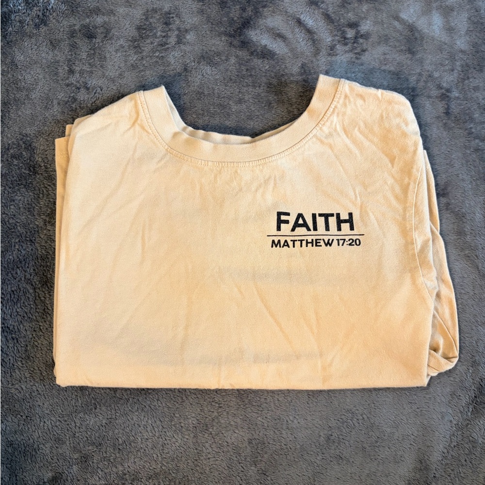 Faith Graphic T-Shirt in Cream